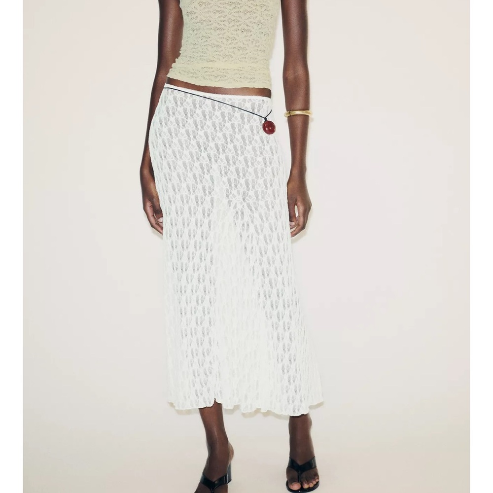 White Lace Zara Skirt
